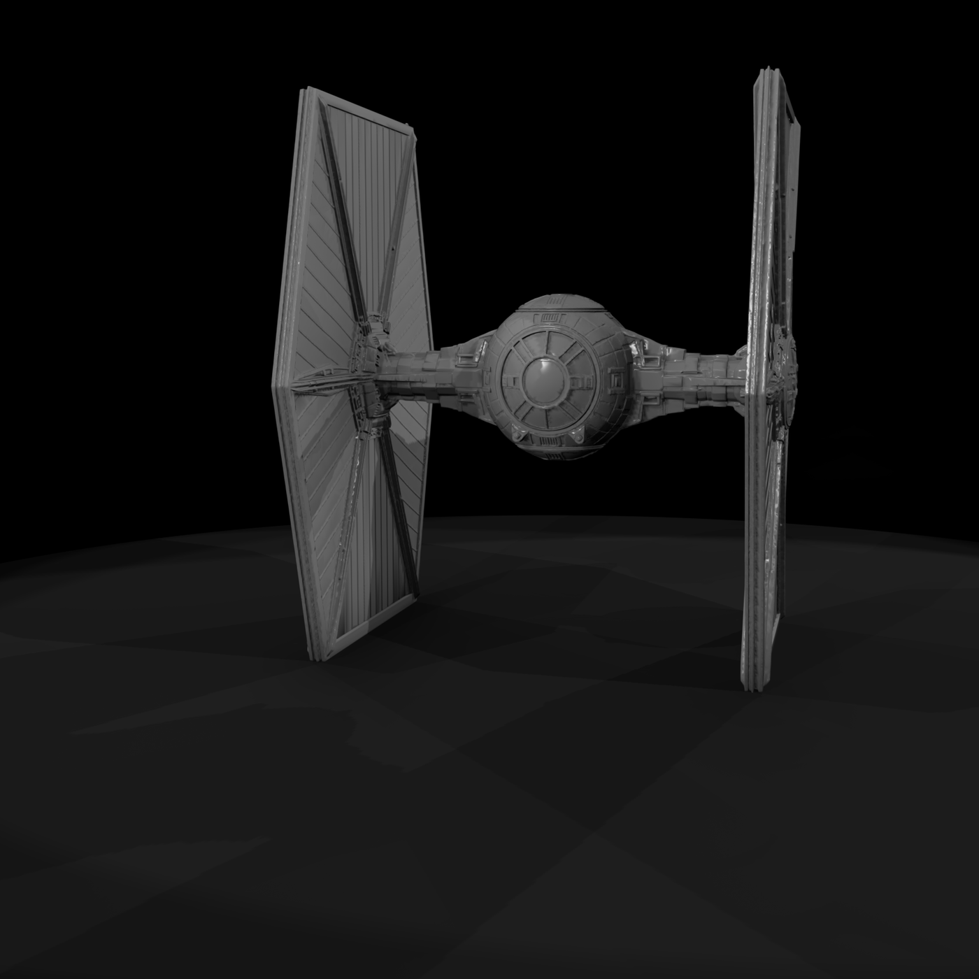 TIE-style Starfighter for Tabletop & Dioramas
