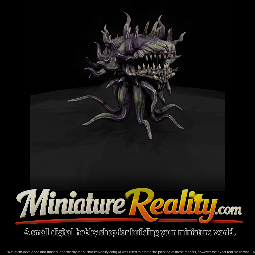 Tentacle Maw Monster Miniature