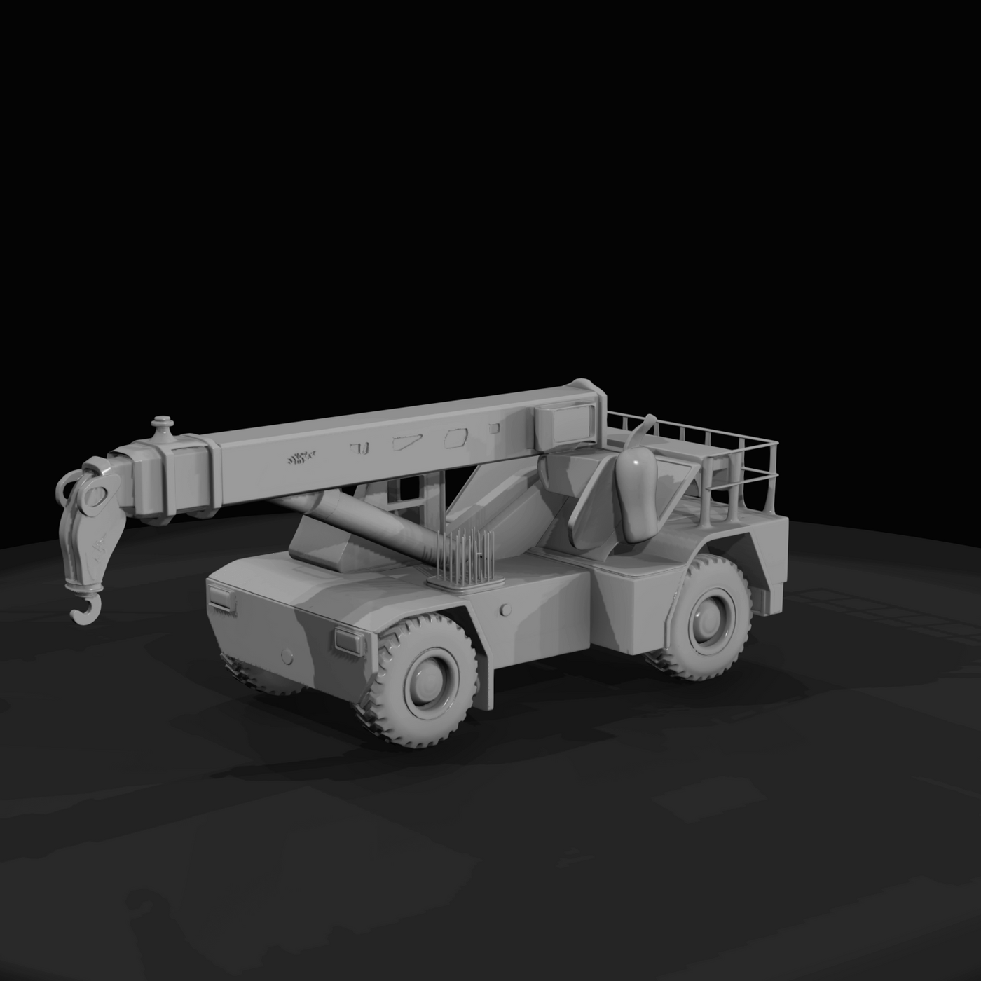 mobile carry-deck crane (telescopic boom)