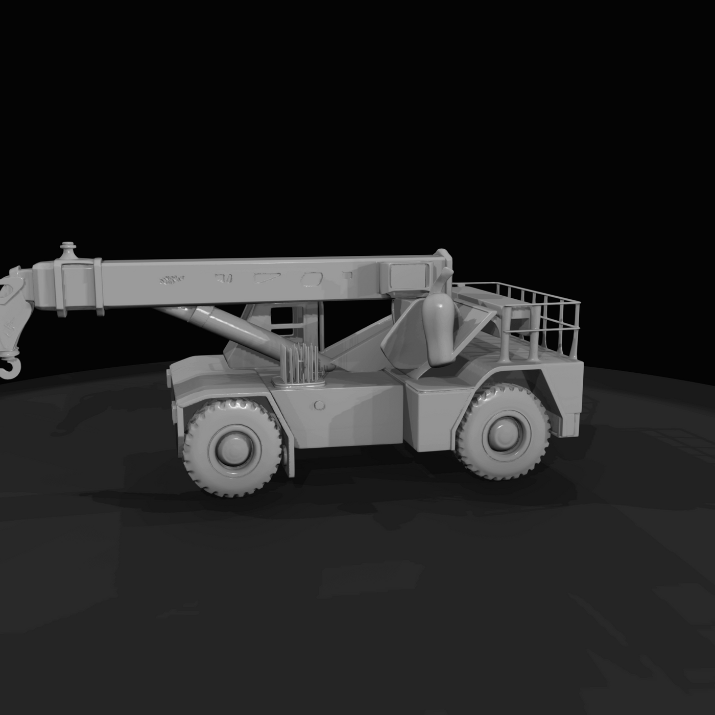 mobile carry-deck crane (telescopic boom)