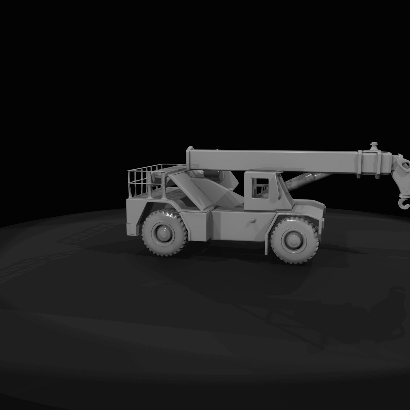 mobile carry-deck crane (telescopic boom)