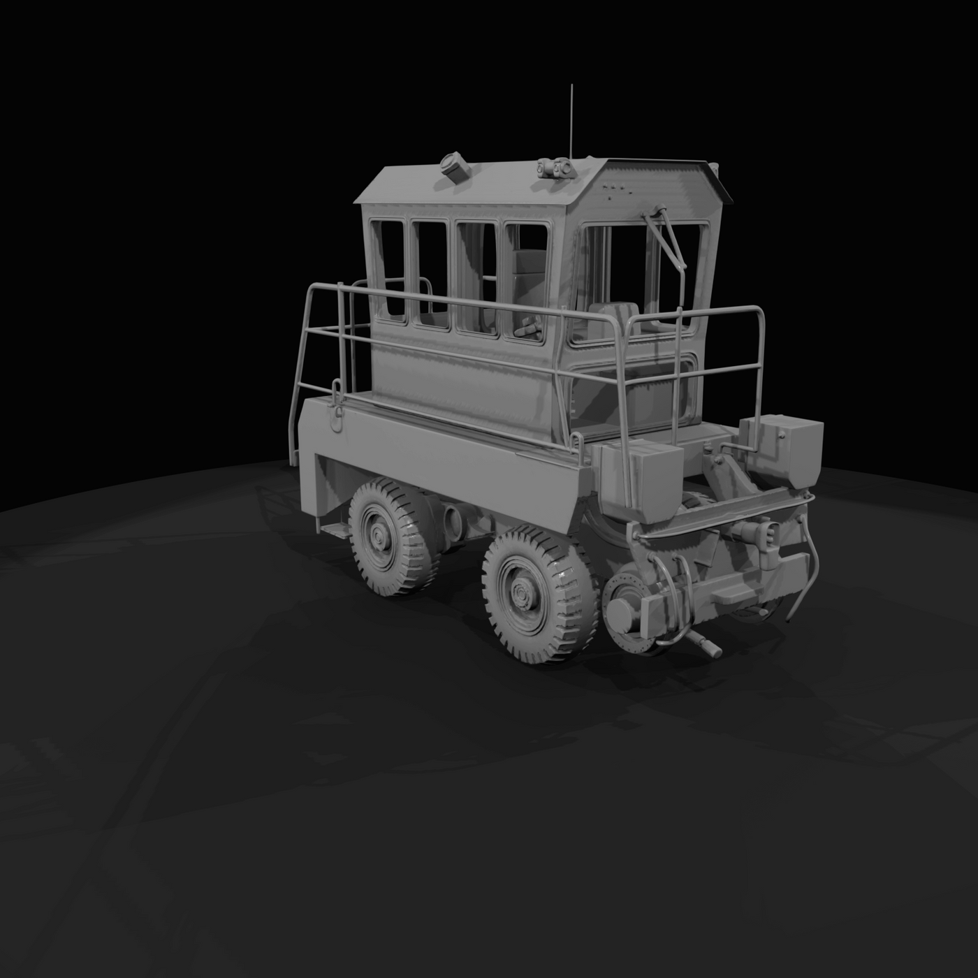 track/yard inspection trolley / utility maintenance vehicle