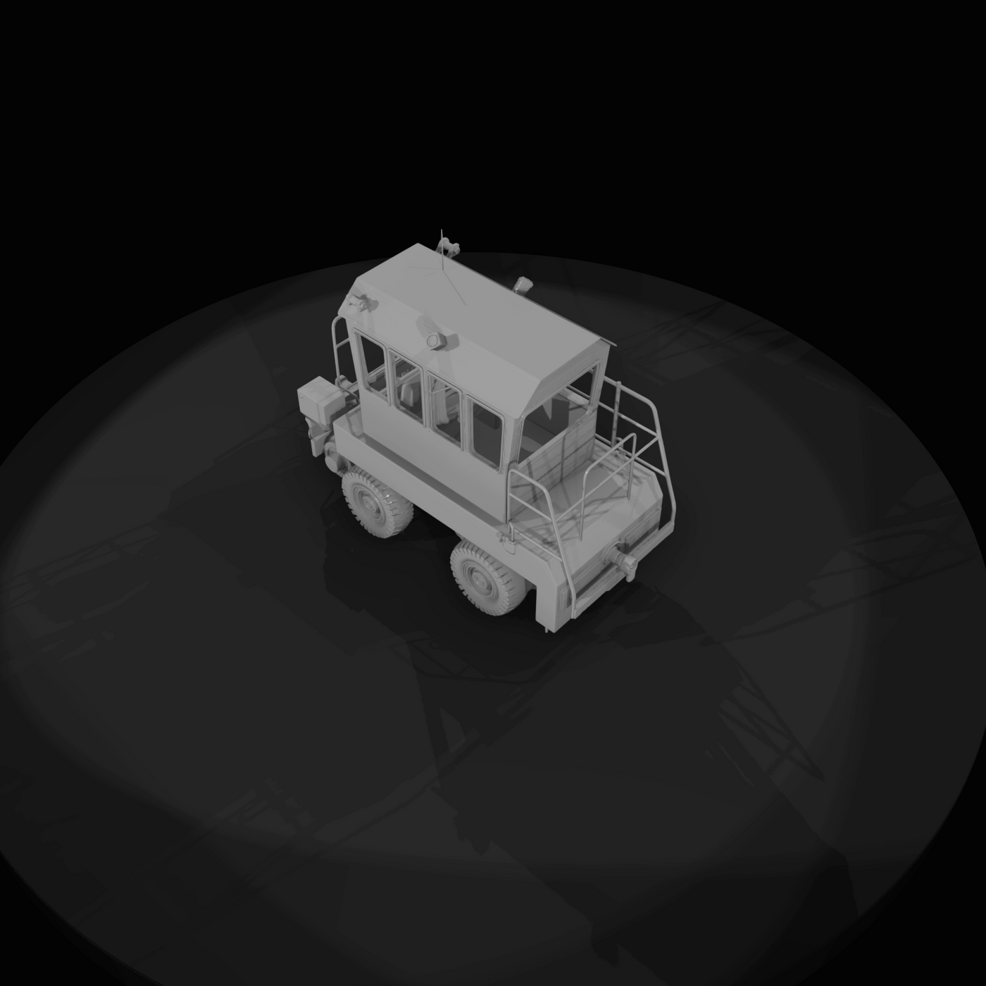 track/yard inspection trolley / utility maintenance vehicle