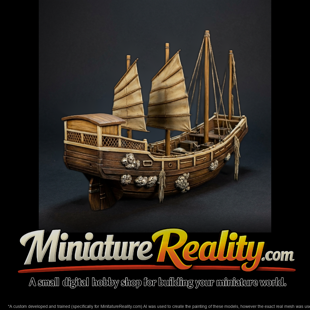 Traditional Chinese Junk Ship