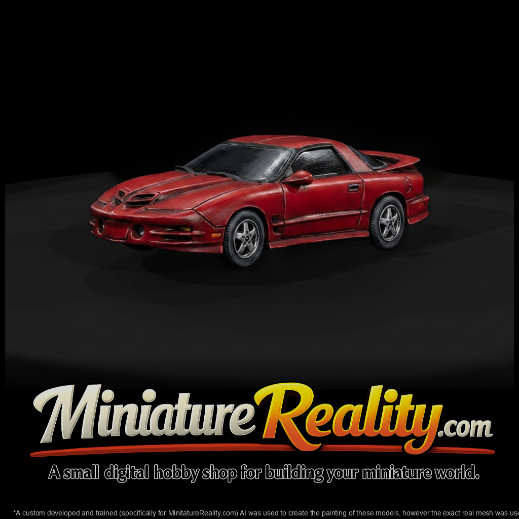 Trans Am–style sports coupe prop