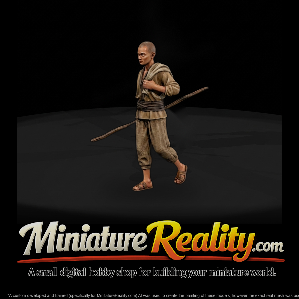 Traveling Peasant Figure & Railroads