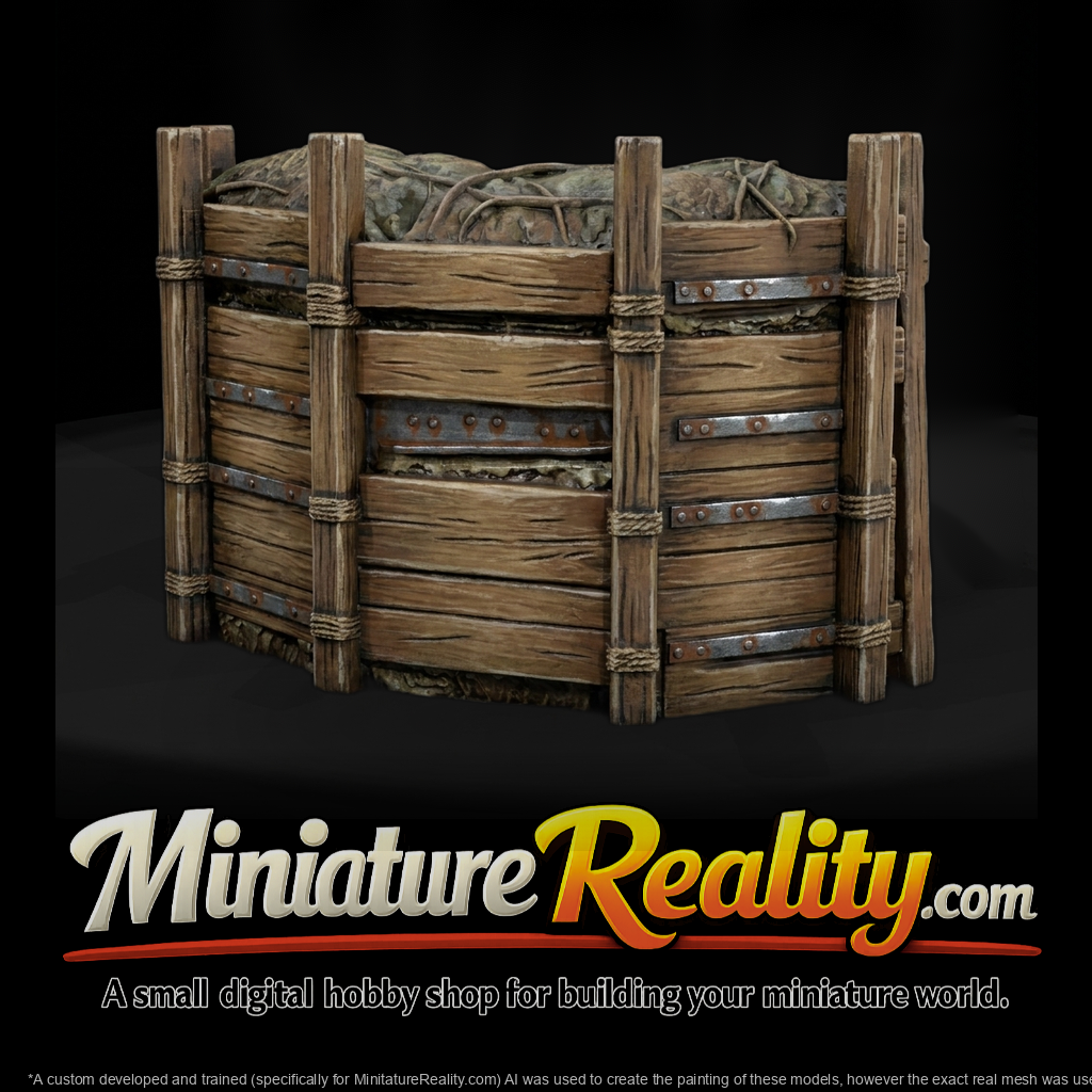 Trench Barricade with Sandbags