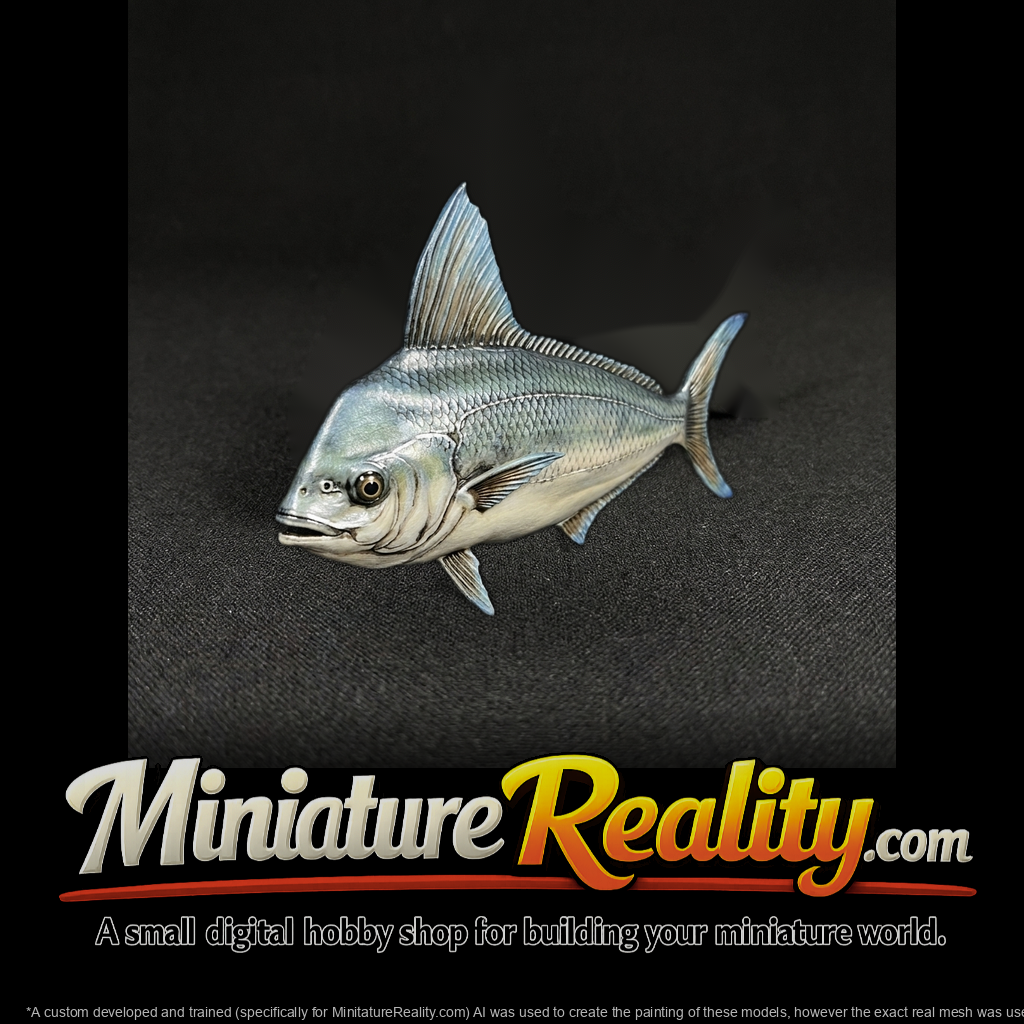 Tuna-like Pelagic Fish Sculpture