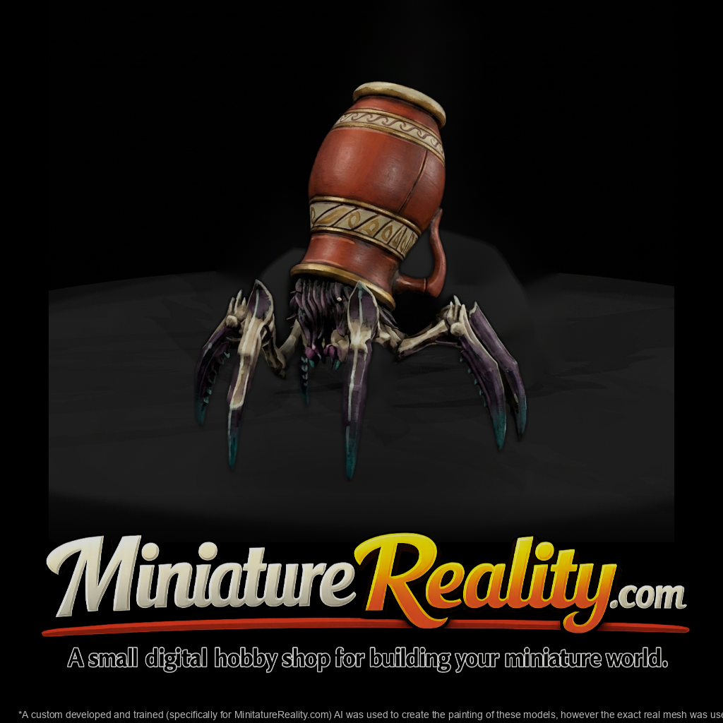 Urn Spider Figurine & Tabletop