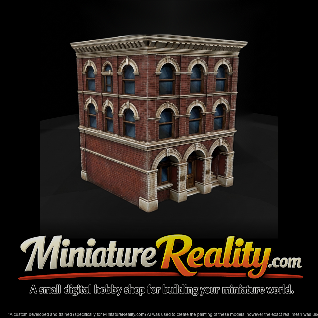Victorian Commercial Townhouse for HO Dioramas