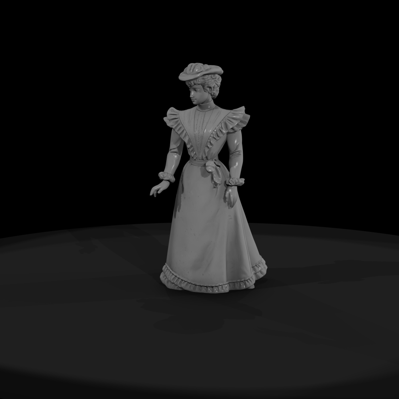 Victorian/Edwardian lady for diorama