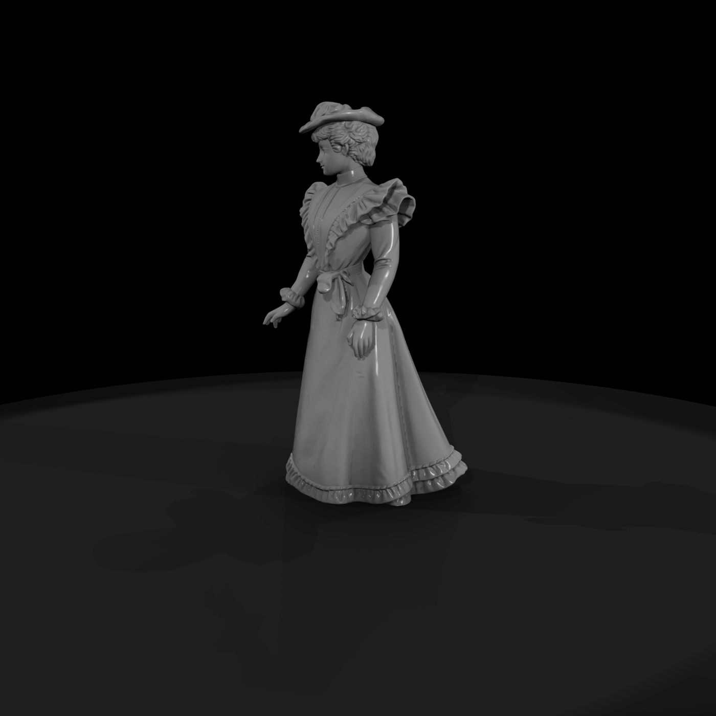 Victorian/Edwardian lady for diorama