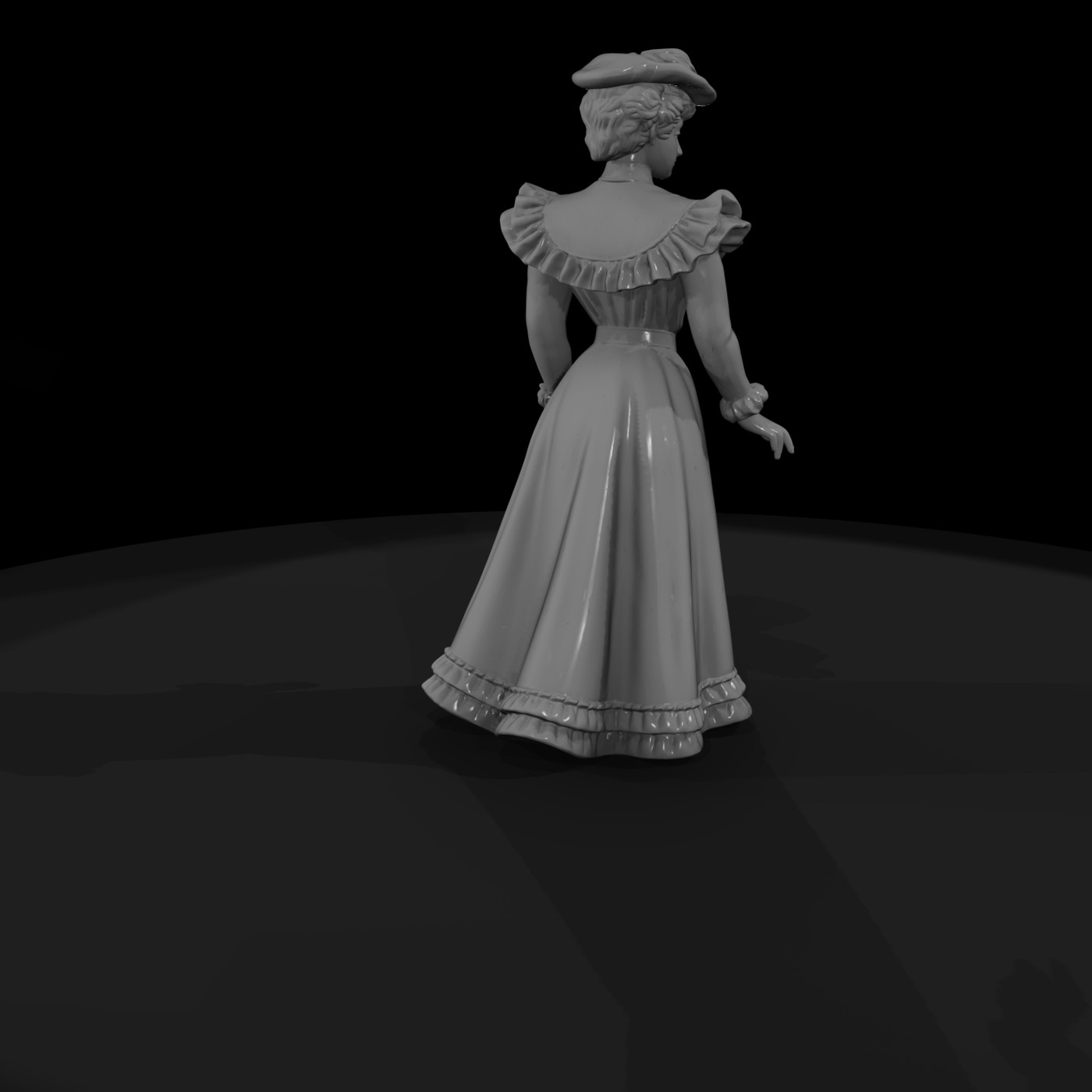 Victorian/Edwardian lady for diorama