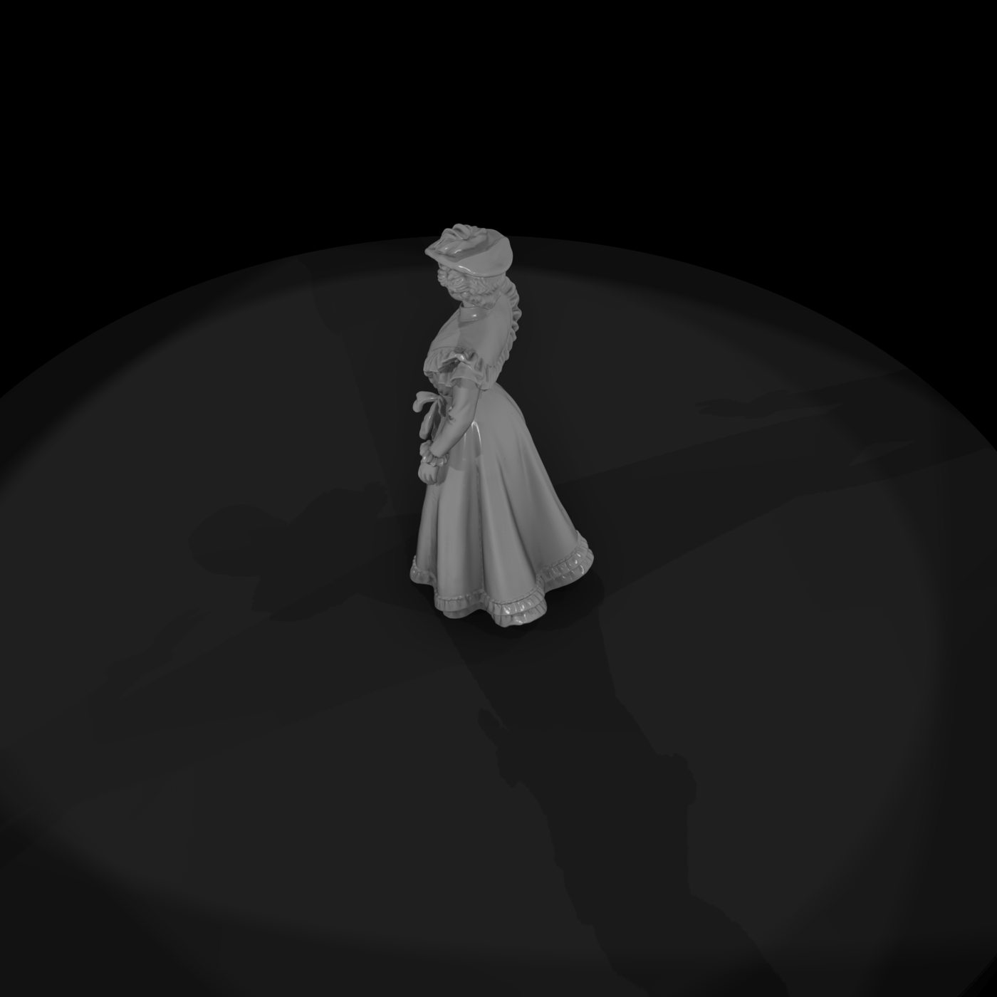 Victorian/Edwardian lady for diorama