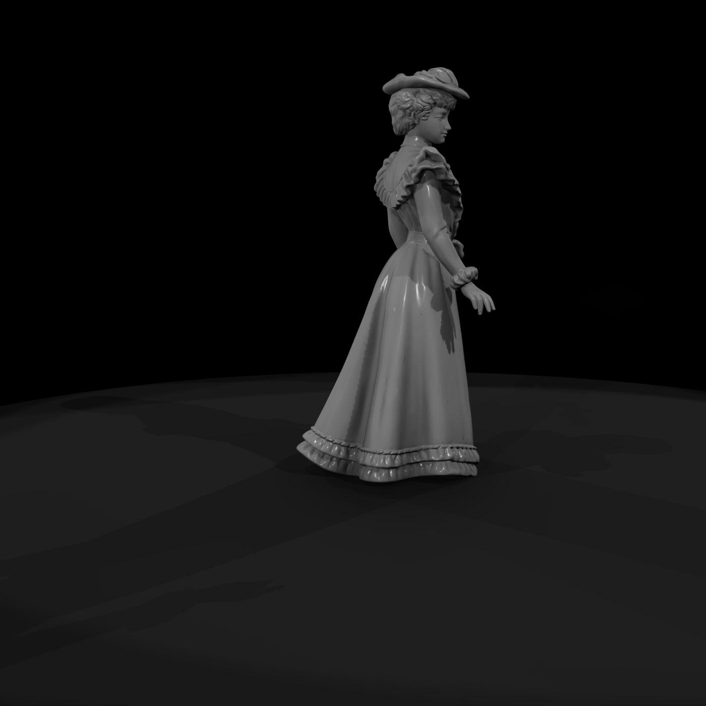 Victorian/Edwardian lady for diorama