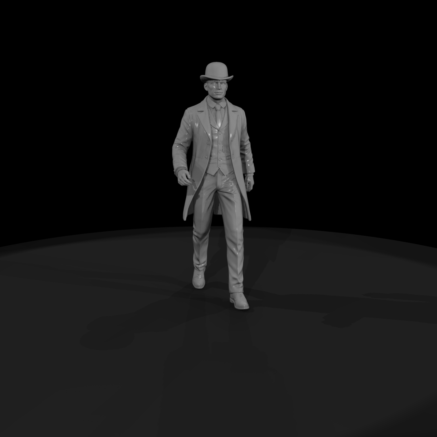 Victorian Gentleman Walking Figure for Dioramas
