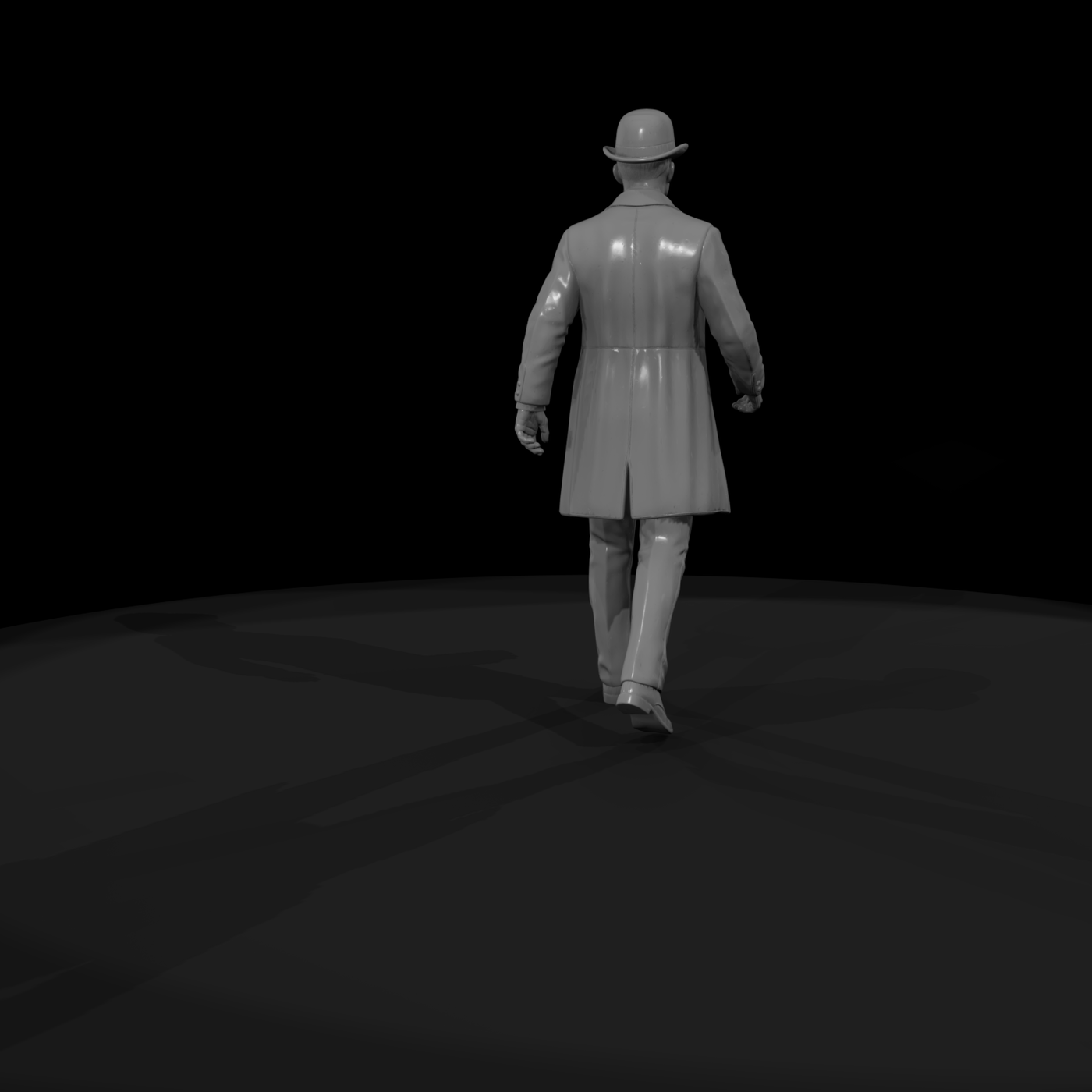 Victorian Gentleman Walking Figure for Dioramas