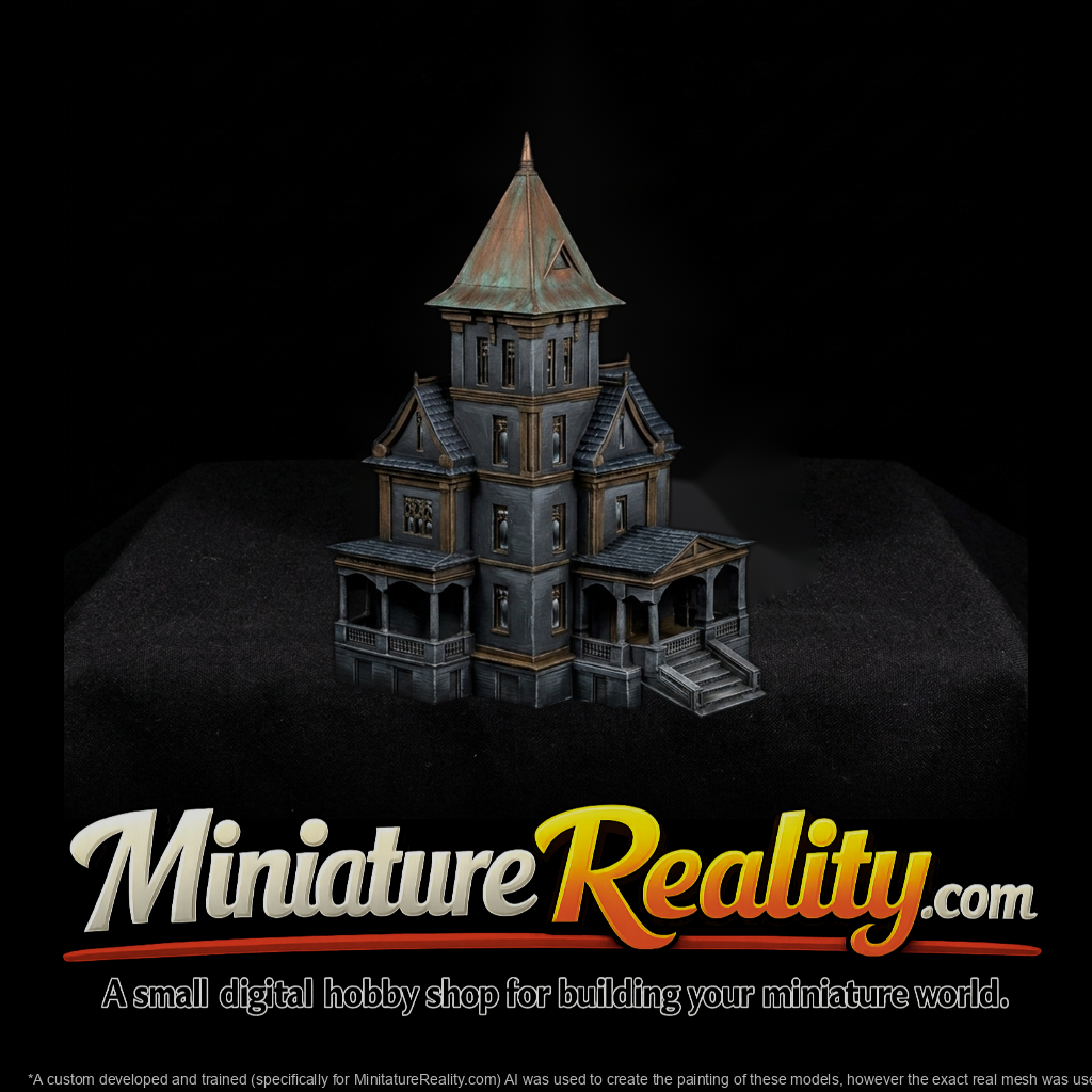 Victorian Gothic Tower Mansion