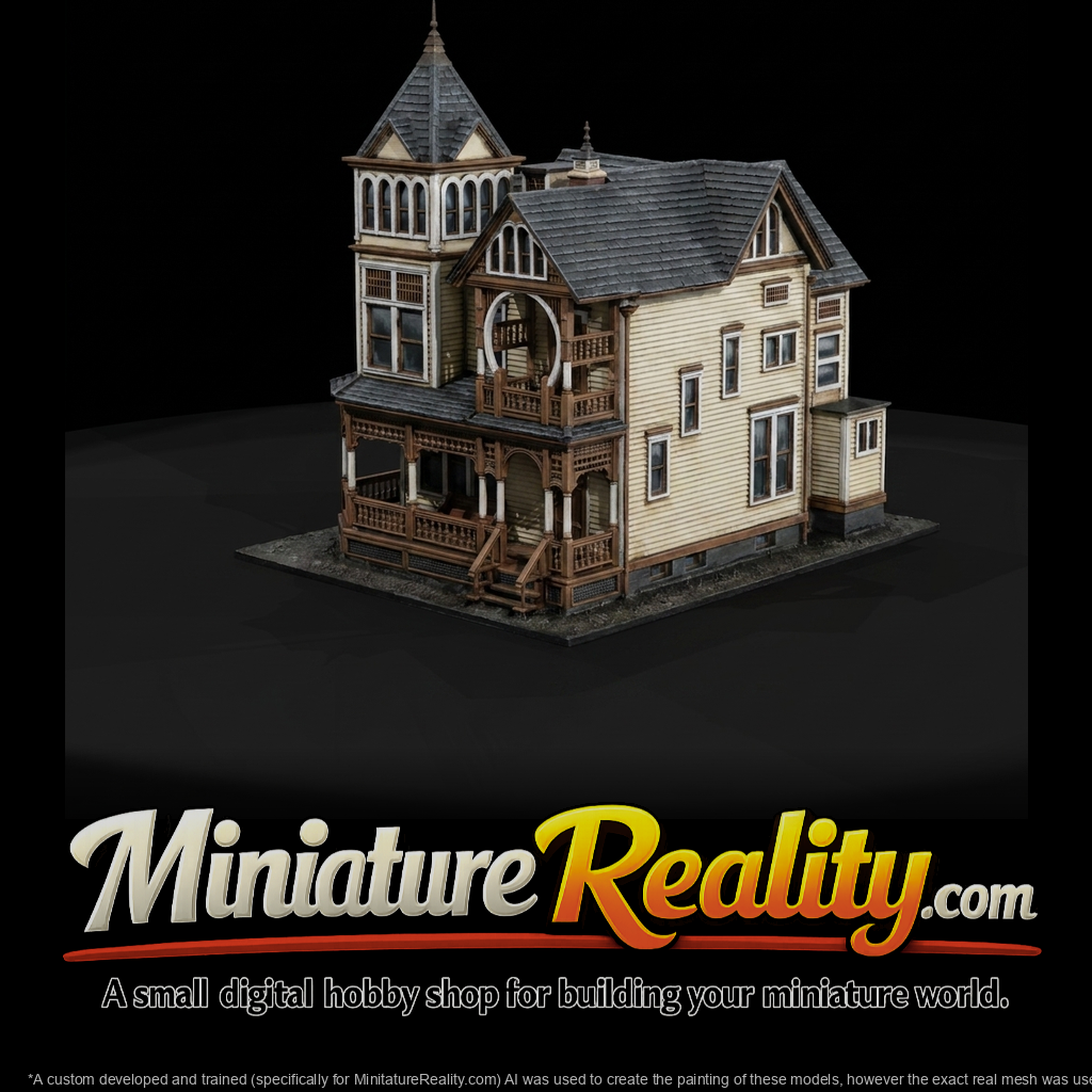 Victorian Mansion With Turret