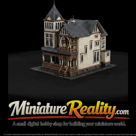 Victorian Mansion With Turret