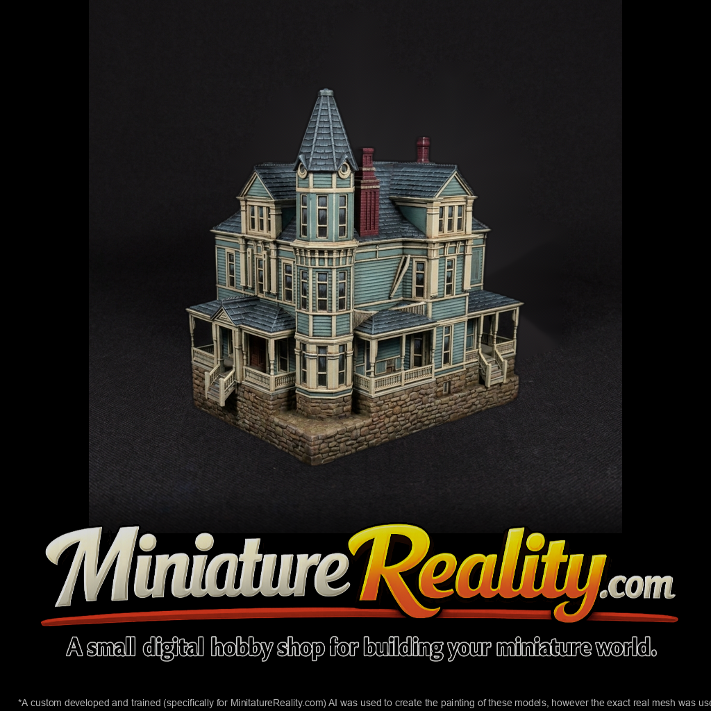 Victorian Mansion for Dioramas