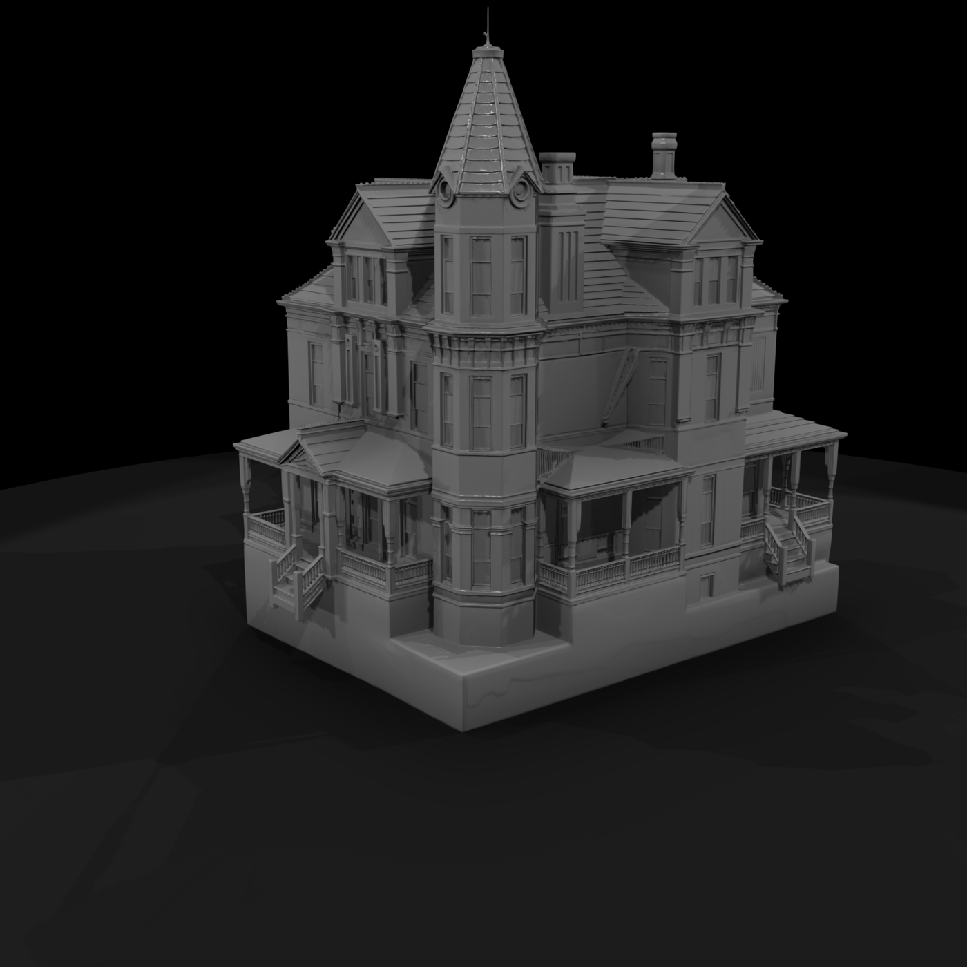 Victorian Mansion for Dioramas