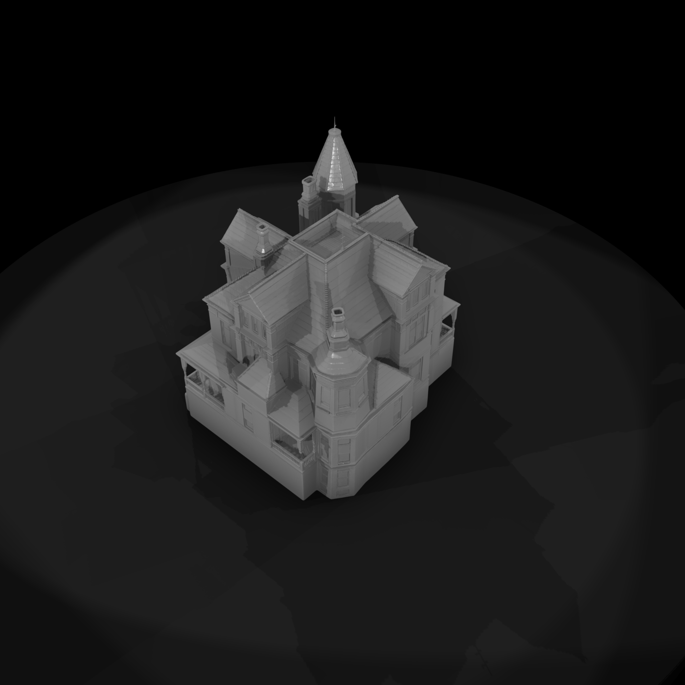 Victorian Mansion for Dioramas
