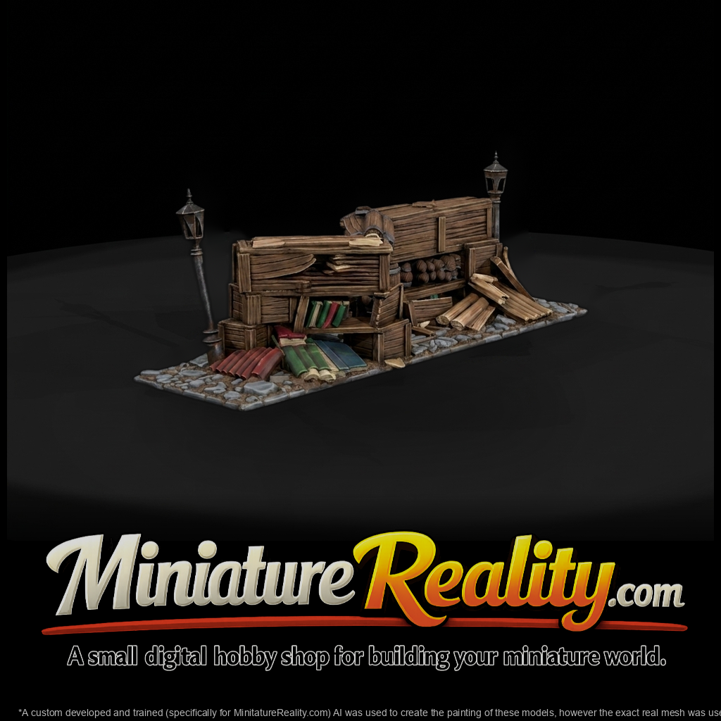 Victorian Ruined Street Terrain and Layouts