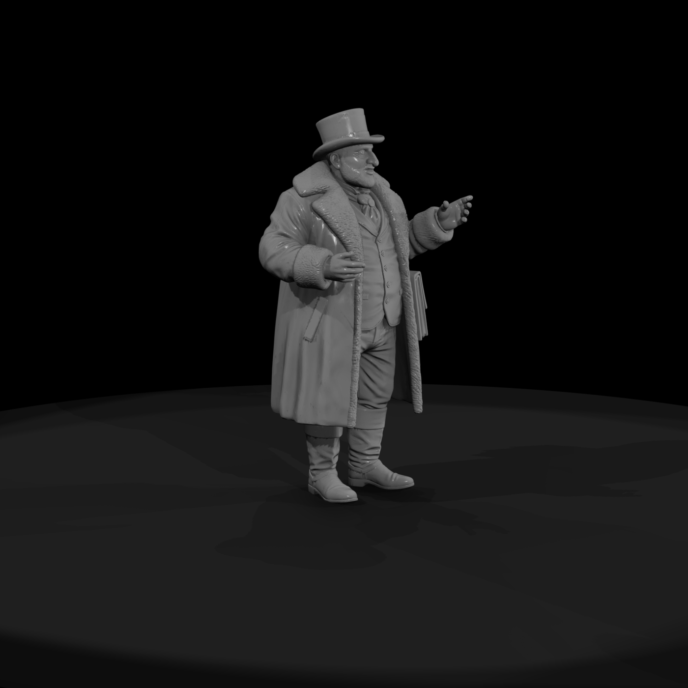 Victorian Wealthy Gentleman Figure — for Dioramas