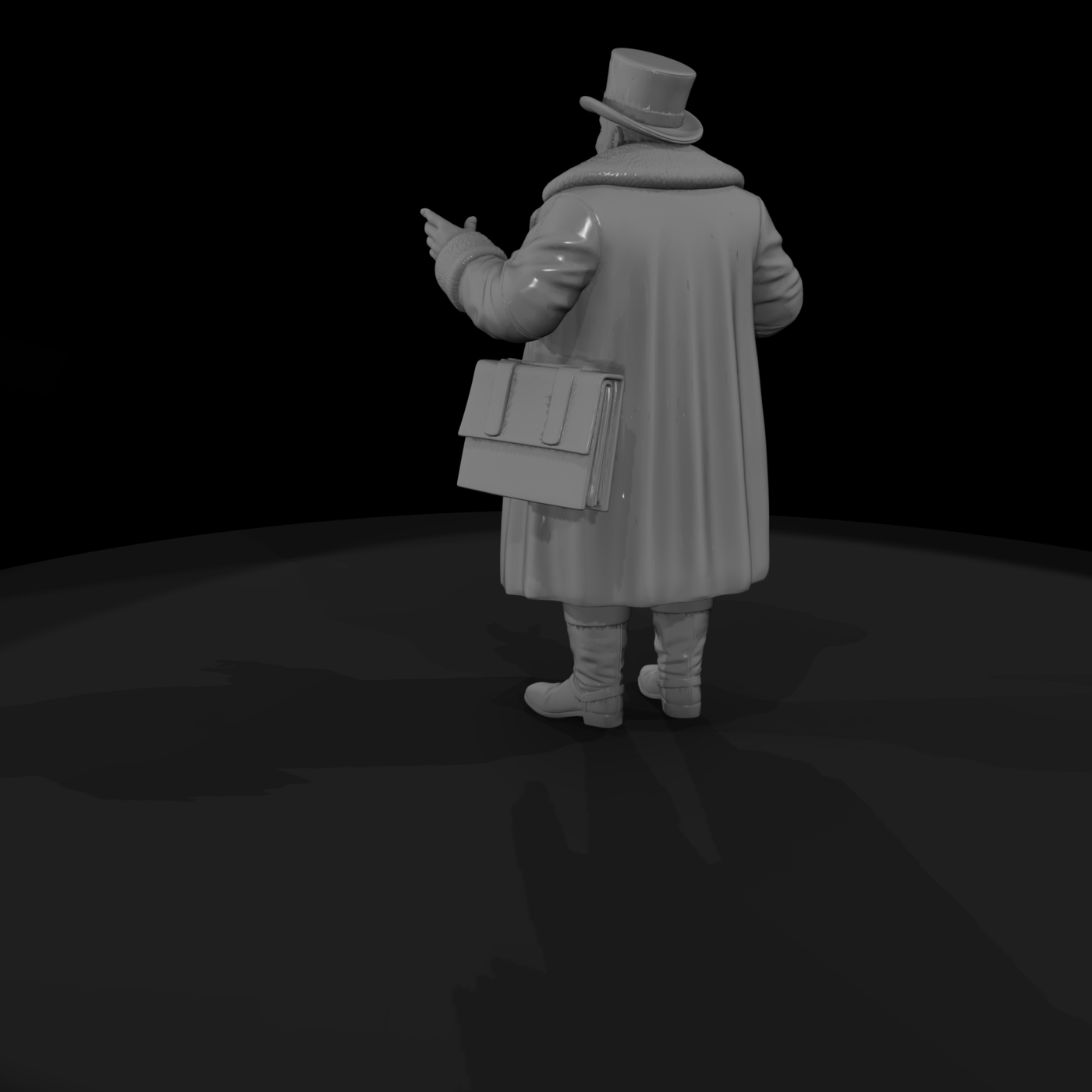 Victorian Wealthy Gentleman Figure — for Dioramas