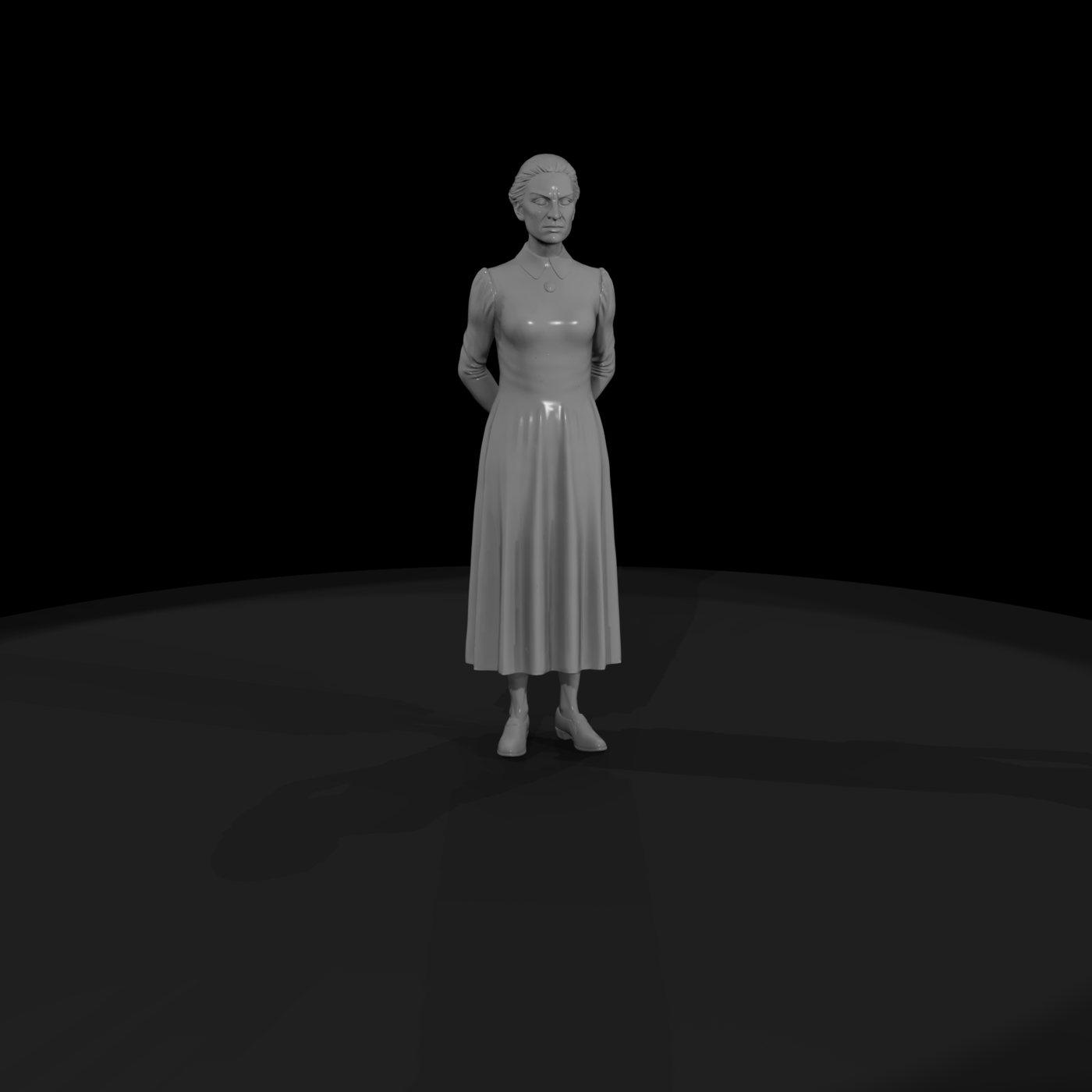 Victorian Woman Figure for Dioramas