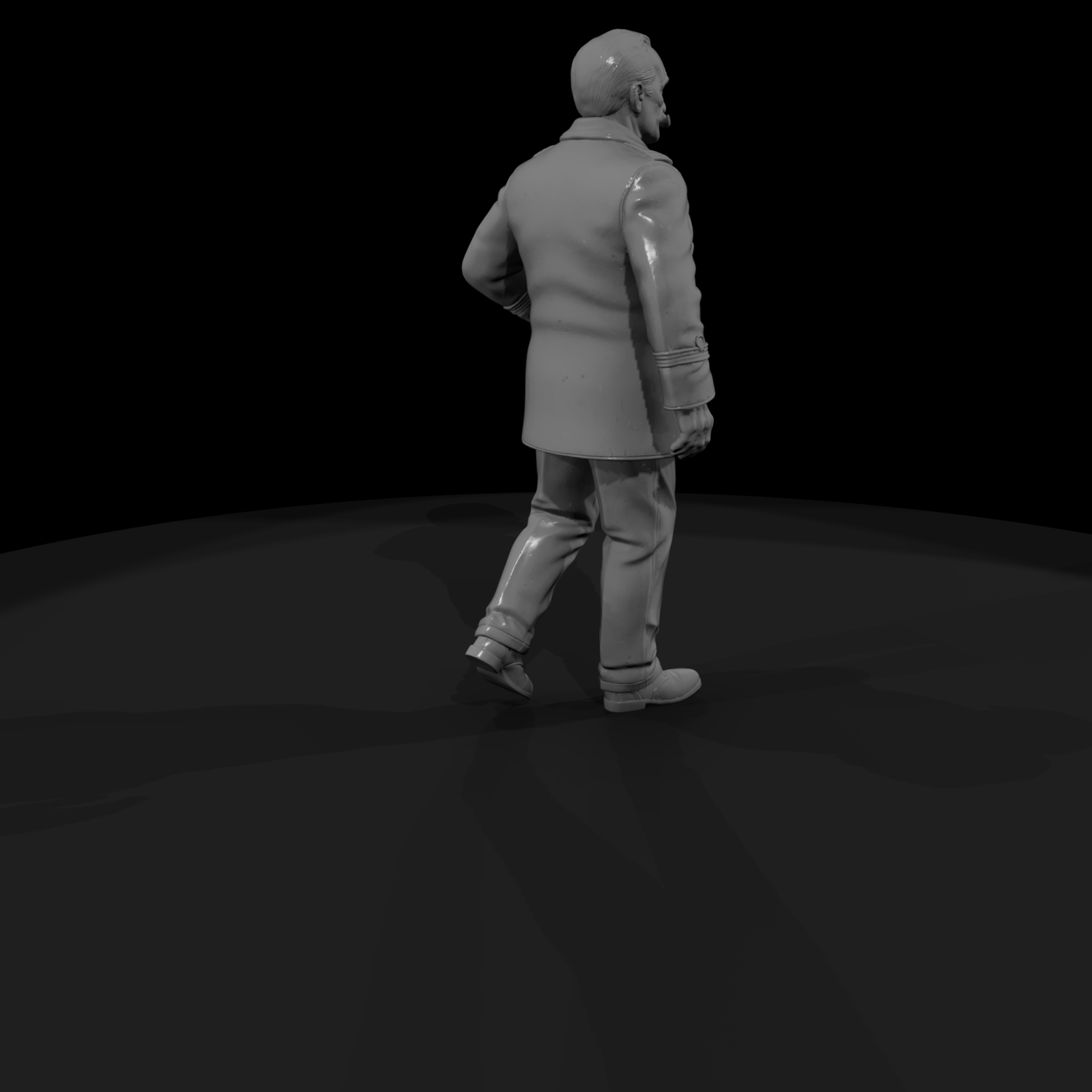 Victorian gentleman figure - diorama figure