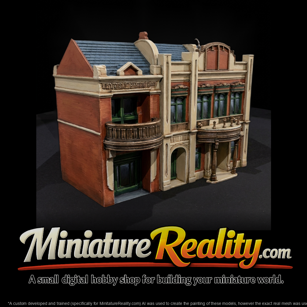 Victorian townhouse facade and layouts