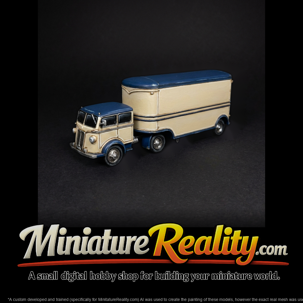 Vintage Delivery Box Truck