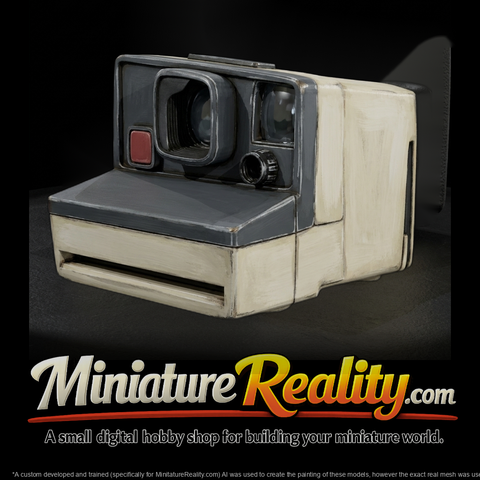 Vintage Instant Film Camera for Dioramas HO 1:87