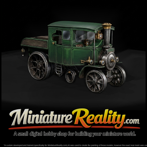 Vintage Steam Truck for Dioramas & Railways