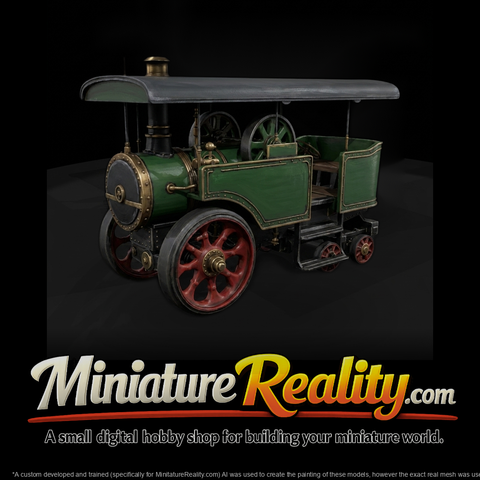 Vintage Steam Wagon for Dioramas & Layouts