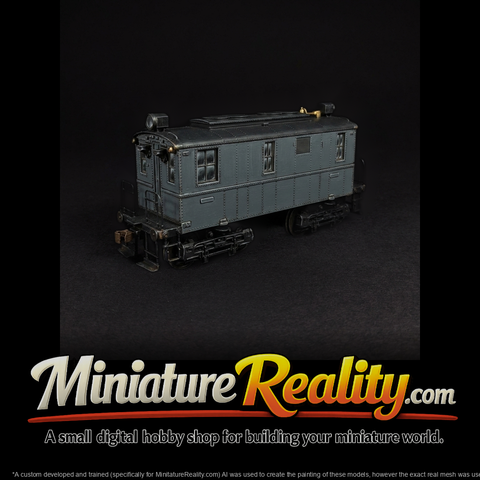 HO 1:87 Vintage Switcher Locomotive for Model Railroads