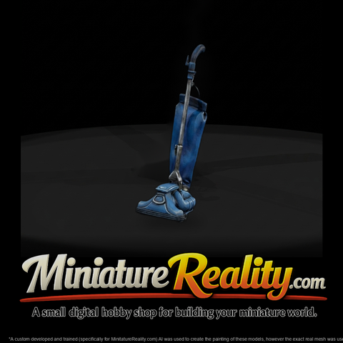 Vintage Upright Vacuum Cleaner for HO Diorama (1:87)