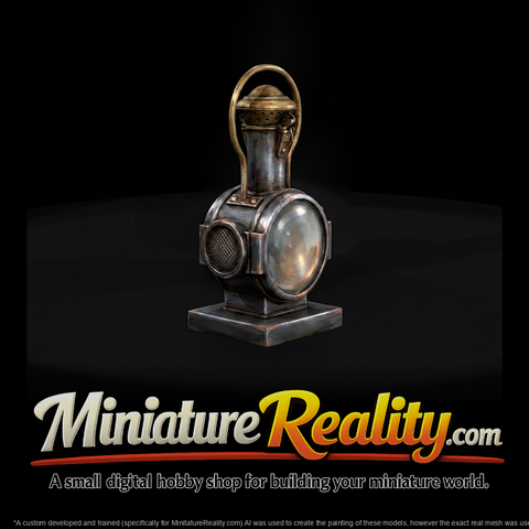 Vintage railway lantern