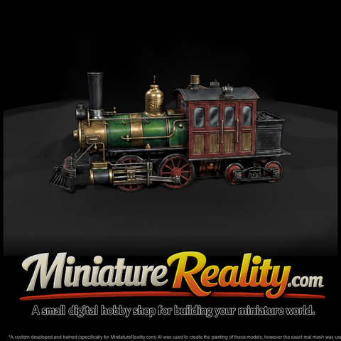 Vintage steam locomotive for layouts & dioramas