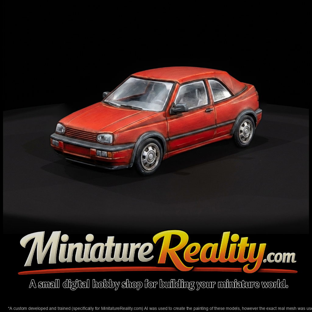 Volkswagen Golf Mk3 HO 1:87 Hatchback for Dioramas
