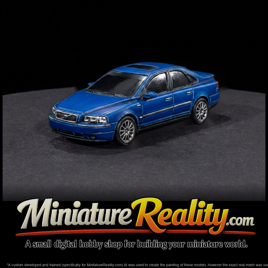 Volvo-style Sedan Car Body Paint-Ready