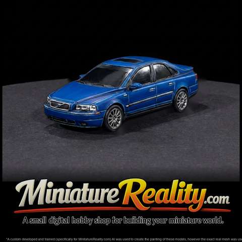 Volvo-style Sedan Car Body Paint-Ready