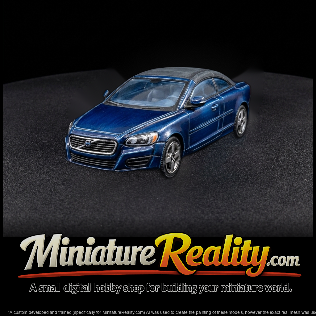 Volvo C70 convertible for dioramas and layouts