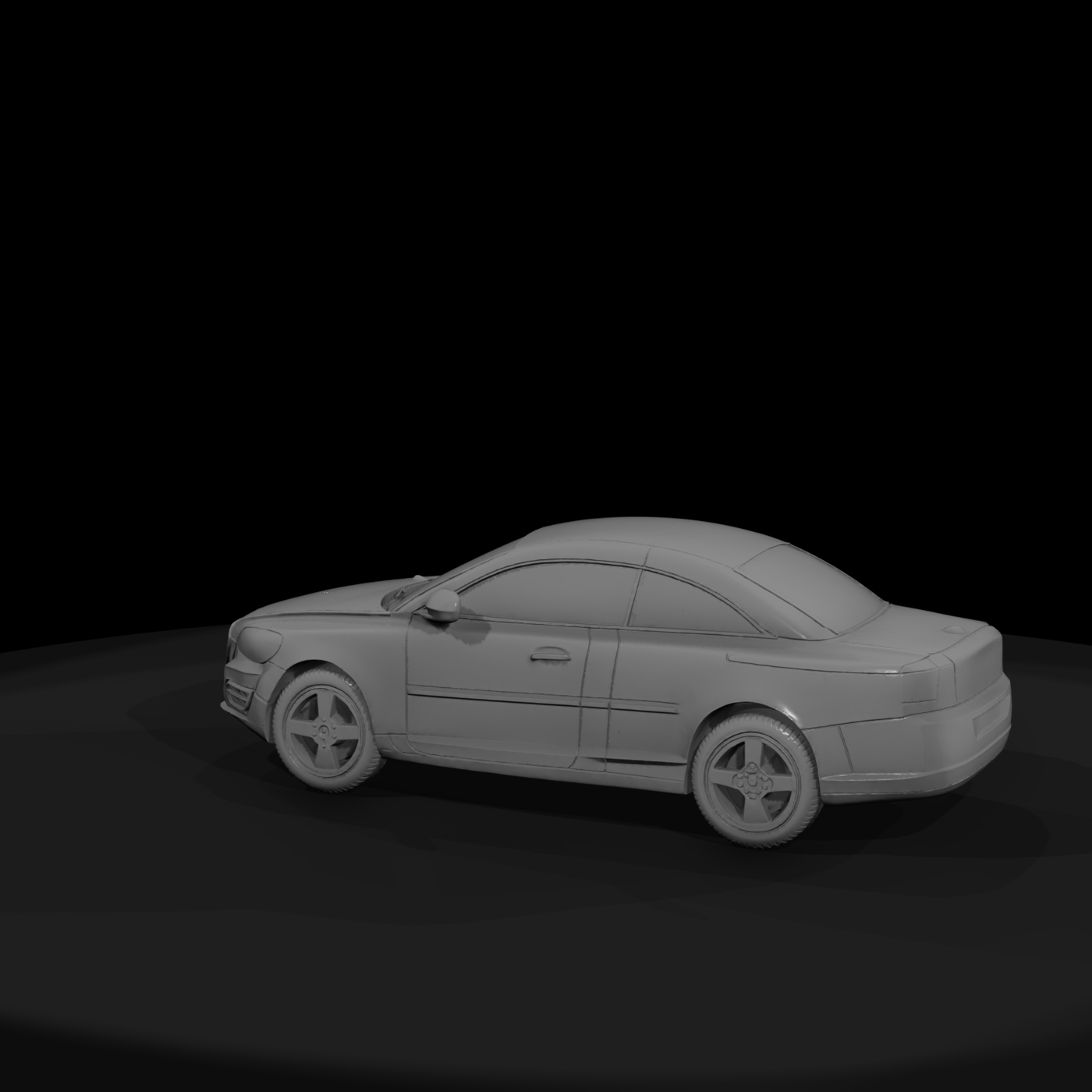 Volvo C70 convertible for dioramas and layouts