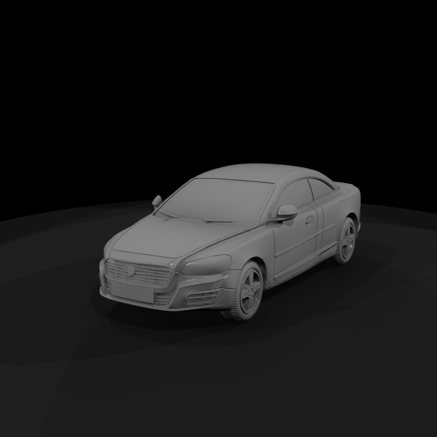 Volvo C70 convertible for dioramas and layouts