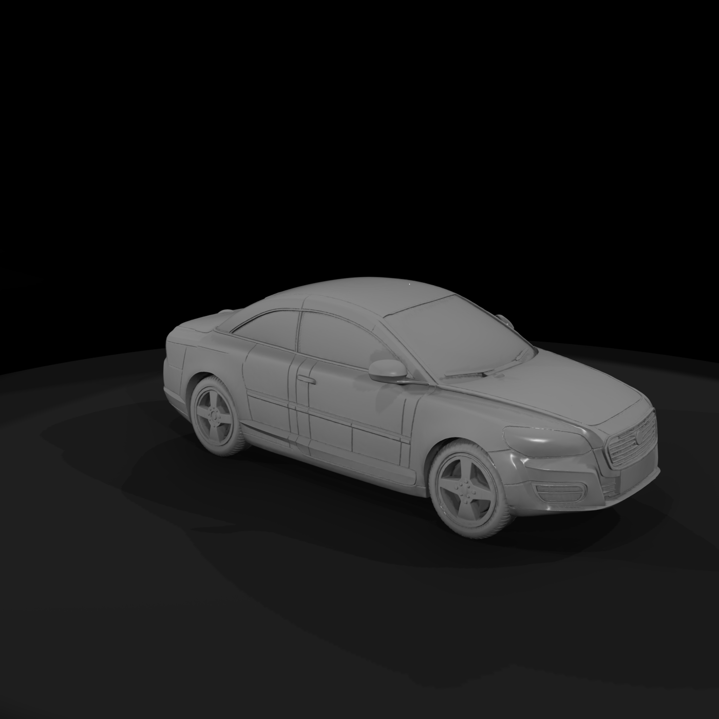 Volvo C70 convertible for dioramas and layouts