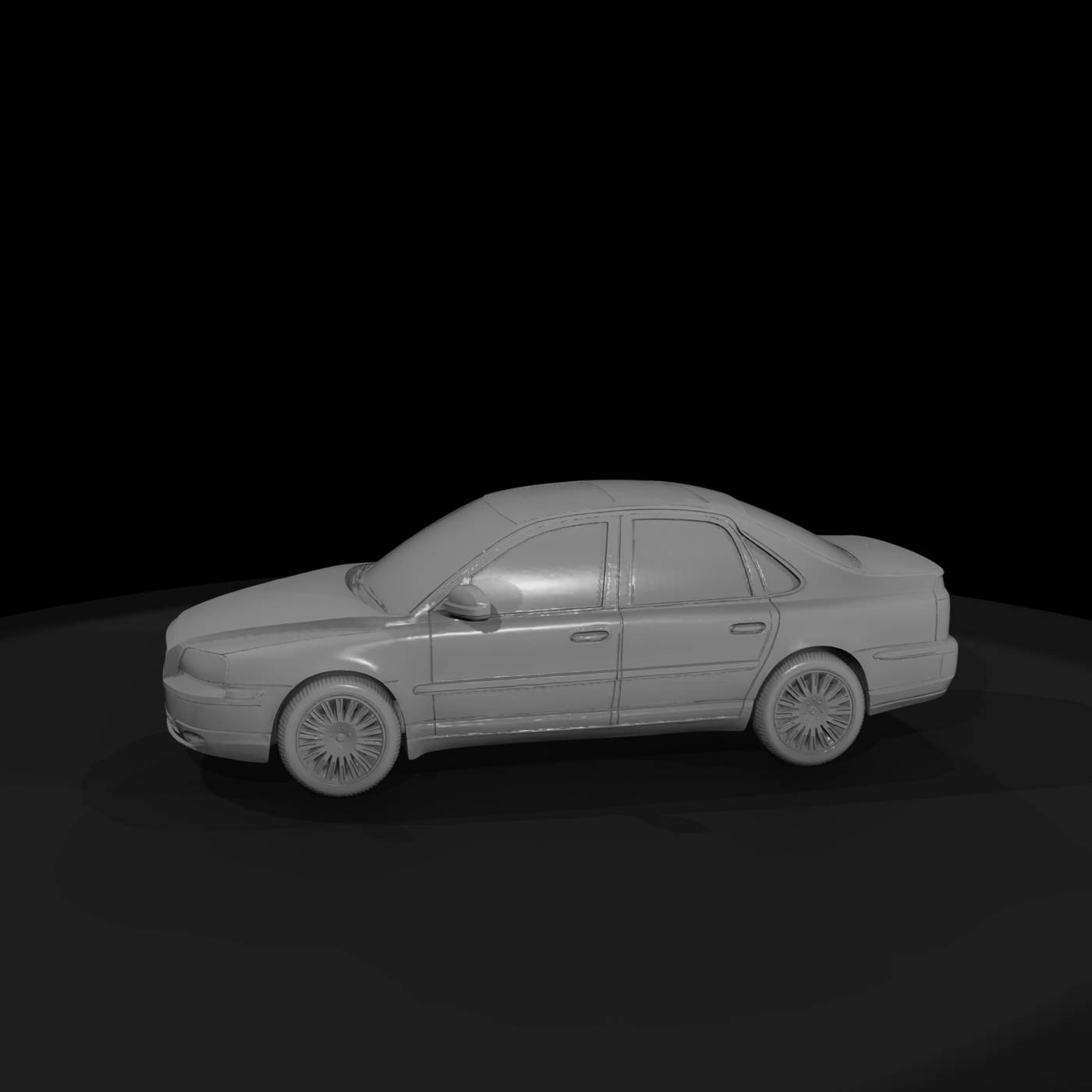 Volvo S80 Sedan Model for Dioramas & HO Layouts
