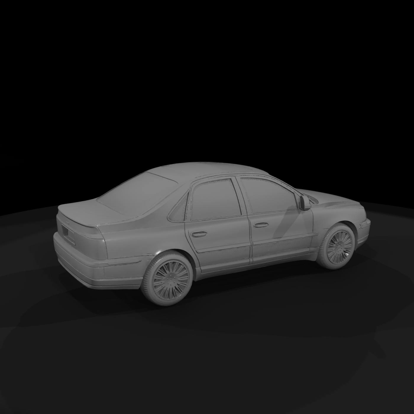 Volvo S80 Sedan Model for Dioramas & HO Layouts